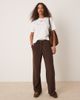 GINA TRICOT Gina Tricot short sleeve boxy t-shirt in white - 4