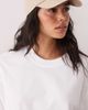 GINA TRICOT Gina Tricot short sleeve boxy tee in white - 3