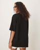GINA TRICOT Gina Tricot short sleeve oversized t-shirt in black - 3