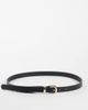 GINA TRICOT Gina Tricot slim belt in black with gold buckle - 1