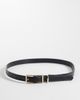 GINA TRICOT Gina tricot slim belt with gold-tone buckle in black - 1