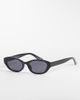 GINA TRICOT Gina Tricot slim cat eye sunglasses in black - 1