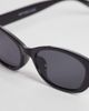 GINA TRICOT Gina Tricot slim cat eye sunglasses in black - 2
