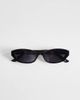GINA TRICOT Gina Tricot slim cat eye sunglasses in black - 3