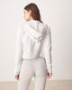 GINA TRICOT GINA TRICOT slim fit zip up hoodie in light heather gray - 4