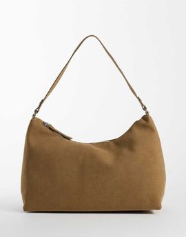 GINA TRICOT Gina Tricot slouchy shoulder bag in light brown