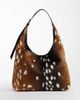GINA TRICOT Gina Tricot slouchy tote bag in brown hairy deer print - 1