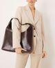 GINA TRICOT Gina Tricot slouchy tote bag in chocolate brown - 3