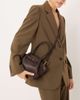 GINA TRICOT Gina Tricot small faux leather tote bag with shoulder straps in brown - 1