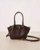 GINA TRICOT Gina Tricot small faux leather tote bag with shoulder straps in brown - 2