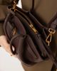 GINA TRICOT Gina Tricot small faux leather tote bag with shoulder straps in brown - 4