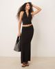 GINA TRICOT Gina Tricot Soft Touch jersey maxi drapey skirt in black - part of a set - 1