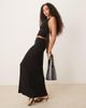 GINA TRICOT Gina Tricot Soft Touch jersey maxi drapey skirt in black - part of a set - 3