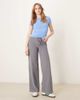 GINA TRICOT Gina Tricot Soft Touch jersey short sleeve top with round neck in blue - 4