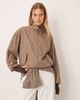GINA TRICOT Gina Tricot sporty short windbreaker jacket in espresso brown - 2