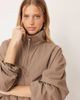GINA TRICOT Gina Tricot sporty short windbreaker jacket in espresso brown - 3