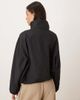GINA TRICOT Gina Tricot sporty windbreaker short jacket in black - 4