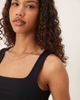 GINA TRICOT Gina Tricot square neck tank top in black - 4