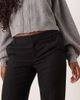 GINA TRICOT Gina Tricot tailored low waist relaxed bootcut pants in black - 3