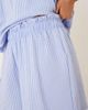 GINA TRICOT Gina Tricot textured ruffled edge shorts in blue stripe - part of a set - 4