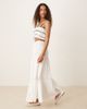 GINA TRICOT Gina Tricot tiered lace midi skirt in white - 4