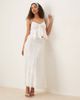 GINA TRICOT Gina Tricot tiered maxi skirt in white paisley print - 1