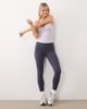 GINA TRICOT Gina Tricot v-back high waist yoga leggings in dusty blue - 1