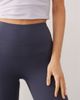 GINA TRICOT Gina Tricot v-back high waist yoga leggings in dusty blue - 4