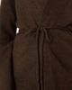 GINA TRICOT Gina Tricot V-neck mid length knit wool alpaca wrap cardigan in brown - 2