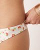 GINA TRICOT Gina Tricot v front brazilian bikini bottoms in red strawberry print-White - 3