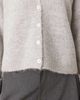 GINA TRICOT Gina Tricot v neck knit wool alpaca cardigan in light gray melange - 4