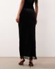GINA TRICOT Gina Tricot velvet maxi skirt with lace side slit in black - part of a set - 4