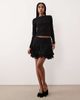 GINA TRICOT Gina Tricot wave edge mini skirt in black - 2