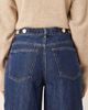 GINA TRICOT Gina Tricot wide leg flared palazzo jeans in indigo dark wash blue - 4