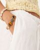 GINA TRICOT Gina Tricot wide leg linen pants in white - 4