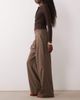 GINA TRICOT Gina Tricot wide pleated pants in taupe-Neutral - 2