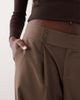 GINA TRICOT Gina Tricot wide pleated pants in taupe-Neutral - 3