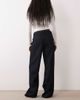 GINA TRICOT Gina Tricot wrap waist wide leg jeans in rinse wash blue - 3