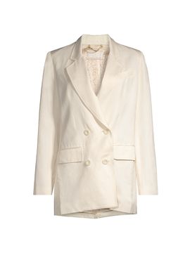 Ginger & Smart Women's The Wild Dunes Double-Breasted Long Blazer