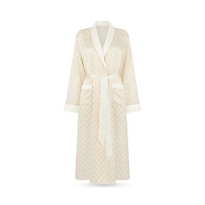 Gingerlily Gingerlily x Memo Press Seashells Silk Dressing Gown