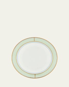 GINORI 1735 Diva Colonna Soup Plate, Verde