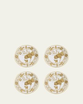 GINORI 1735 Oriente Italiano Aurum Coasters, Set of 4