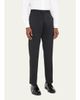 Giorgio Armani Basic Wool Flat-Front Trousers, Black - 4