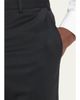 Giorgio Armani Basic Wool Flat-Front Trousers, Black - 5