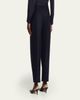 Giorgio Armani Flanella Cashmere Straight-Leg Pants - 3