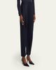 Giorgio Armani Flanella Cashmere Straight-Leg Pants - 4