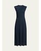 Giorgio Armani Gathered Sleeveless Midi Dress - 1