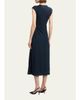 Giorgio Armani Gathered Sleeveless Midi Dress - 3