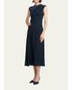 Giorgio Armani Gathered Sleeveless Midi Dress - 4