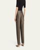 Giorgio Armani Geo Silk Jacquard Tapered-Leg Trousers - 3